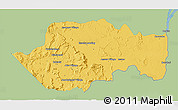 Savanna Style 3D Map of VII-2 Mazaruni/L.B.E.Rive, single color outside