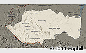 Shaded Relief 3D Map of VII-2 Mazaruni/L.B.E.Rive, darken