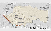 Shaded Relief 3D Map of VII-2 Mazaruni/L.B.E.Rive, desaturated