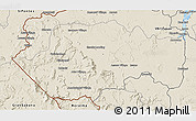 Shaded Relief 3D Map of VII-2 Mazaruni/L.B.E.Rive