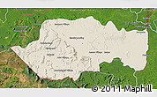 Shaded Relief 3D Map of VII-2 Mazaruni/L.B.E.Rive, satellite outside