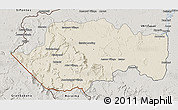 Shaded Relief 3D Map of VII-2 Mazaruni/L.B.E.Rive, semi-desaturated