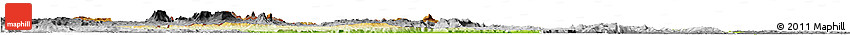 Physical Horizon Map of VII-2 Mazaruni/L.B.E.Rive, desaturated