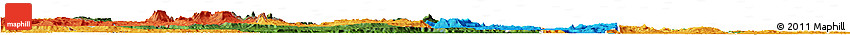 Satellite Horizon Map of VII-2 Mazaruni/L.B.E.Rive, political outside