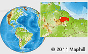 Physical Location Map of VII-2 Mazaruni/L.B.E.Rive