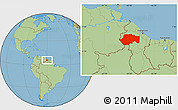 Savanna Style Location Map of VII-2 Mazaruni/L.B.E.Rive