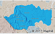 Political Map of VII-2 Mazaruni/L.B.E.Rive, lighten, semi-desaturated