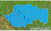 Political Map of VII-2 Mazaruni/L.B.E.Rive, satellite outside