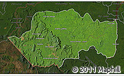 Satellite Map of VII-2 Mazaruni/L.B.E.Rive, darken