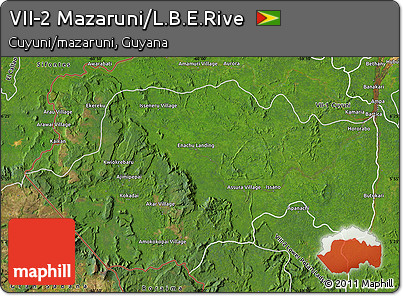 Satellite Map of VII-2 Mazaruni/L.B.E.Rive
