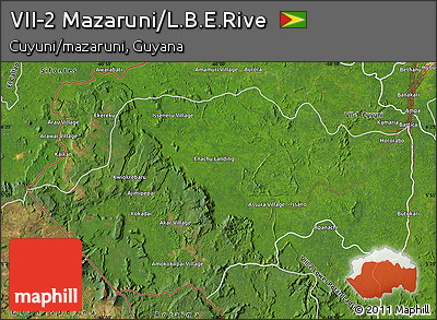 Satellite Map of VII-2 Mazaruni/L.B.E.Rive
