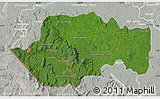 Satellite Map of VII-2 Mazaruni/L.B.E.Rive, lighten, semi-desaturated