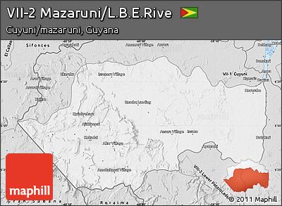 Silver Style Map of VII-2 Mazaruni/L.B.E.Rive