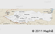 Classic Style Panoramic Map of VII-2 Mazaruni/L.B.E.Rive