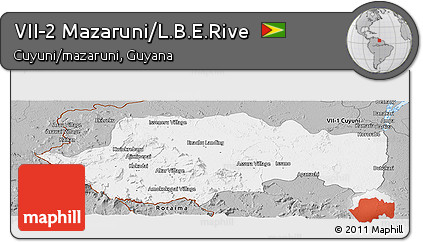 Gray Panoramic Map of VII-2 Mazaruni/L.B.E.Rive