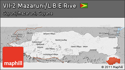 Gray Panoramic Map of VII-2 Mazaruni/L.B.E.Rive