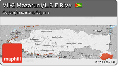 Gray Panoramic Map of VII-2 Mazaruni/L.B.E.Rive