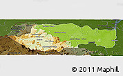 Physical Panoramic Map of VII-2 Mazaruni/L.B.E.Rive, darken