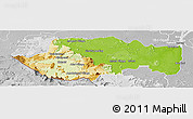 Physical Panoramic Map of VII-2 Mazaruni/L.B.E.Rive, lighten, desaturated