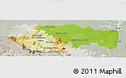 Physical Panoramic Map of VII-2 Mazaruni/L.B.E.Rive, lighten, semi-desaturated