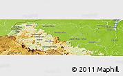Physical Panoramic Map of VII-2 Mazaruni/L.B.E.Rive