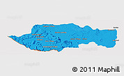 Political Panoramic Map of VII-2 Mazaruni/L.B.E.Rive, cropped outside