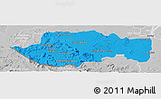 Political Panoramic Map of VII-2 Mazaruni/L.B.E.Rive, lighten, desaturated