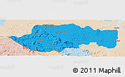 Political Panoramic Map of VII-2 Mazaruni/L.B.E.Rive, lighten