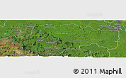 Satellite Panoramic Map of VII-2 Mazaruni/L.B.E.Rive