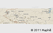 Shaded Relief Panoramic Map of VII-2 Mazaruni/L.B.E.Rive