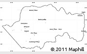 Blank Simple Map of VII-2 Mazaruni/L.B.E.Rive, cropped outside