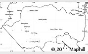 Blank Simple Map of VII-2 Mazaruni/L.B.E.Rive