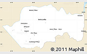 Classic Style Simple Map of VII-2 Mazaruni/L.B.E.Rive, single color outside