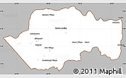 Gray Simple Map of VII-2 Mazaruni/L.B.E.Rive, cropped outside