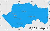 Political Simple Map of VII-2 Mazaruni/L.B.E.Rive, single color outside