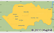 Savanna Style Simple Map of VII-2 Mazaruni/L.B.E.Rive, single color outside