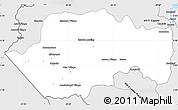 Silver Style Simple Map of VII-2 Mazaruni/L.B.E.Rive