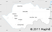 Silver Style Simple Map of VII-2 Mazaruni/L.B.E.Rive, single color outside