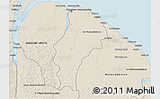 Shaded Relief 3D Map of Demerara/mahaica