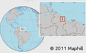 Gray Location Map of IV-1 Moblissa/La Reconnai