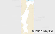 Classic Style Simple Map of IV-1 Moblissa/La Reconnai, single color outside
