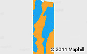 Political Simple Map of IV-1 Moblissa/La Reconnai