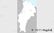 Gray Simple Map of Demerara/mahaica