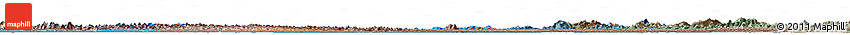 Political Horizon Map of East Berbice/corentyne, semi-desaturated