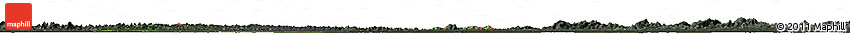 Satellite Horizon Map of East Berbice/corentyne, darken, semi-desaturated
