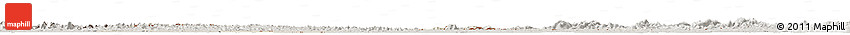 Shaded Relief Horizon Map of East Berbice/corentyne, semi-desaturated