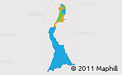 Political Map of East Berbice/corentyne, cropped outside