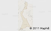 Shaded Relief Map of East Berbice/corentyne, lighten