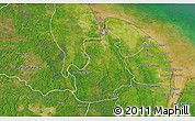 Satellite 3D Map of VI-1 East Berbice/W.Canje