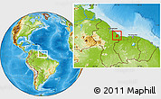 Physical Location Map of VI-1 East Berbice/W.Canje